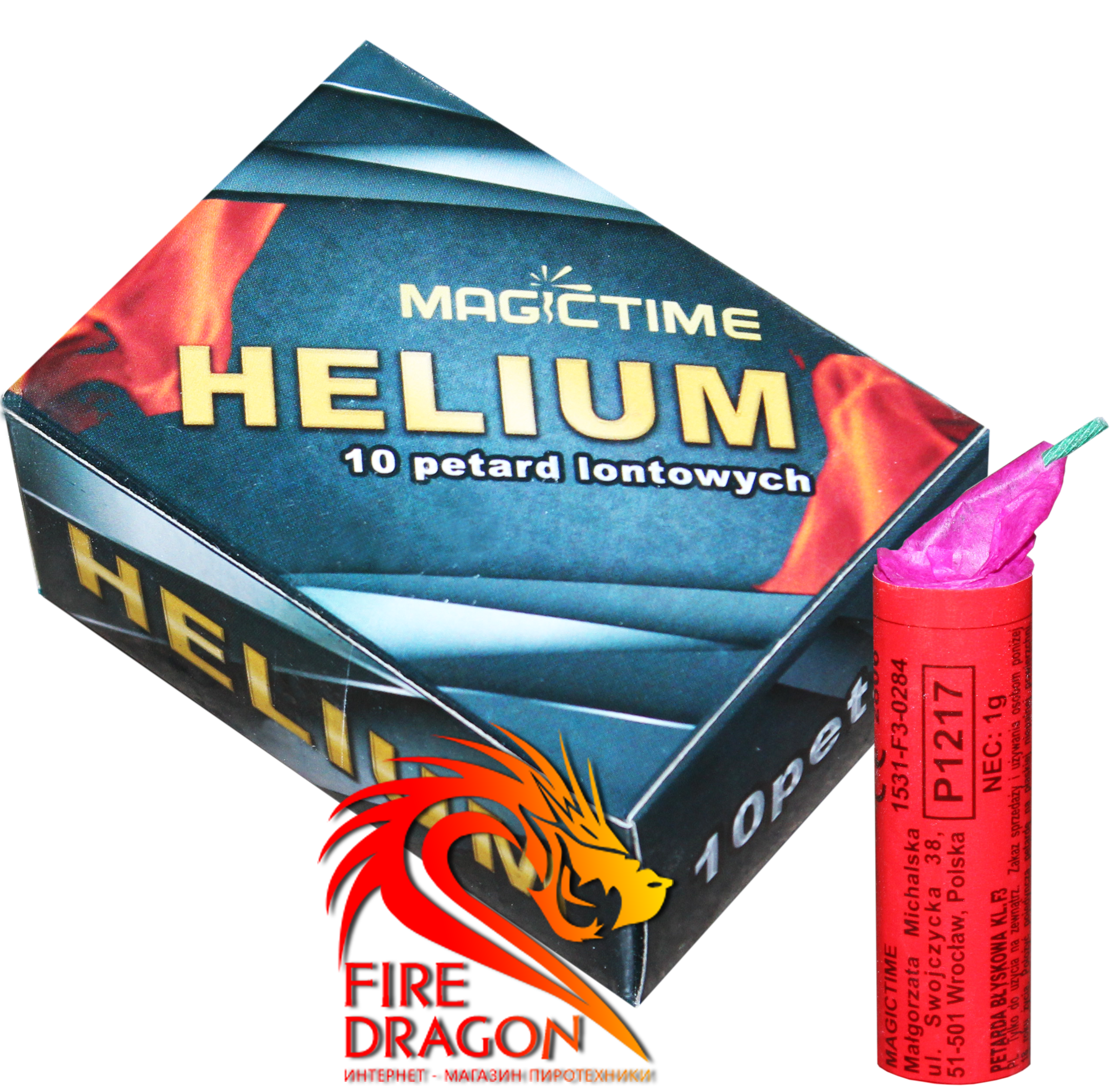 パイロ　pyro Купити Петарди Helium Р1217! Magictime 10 штук в упаковці в